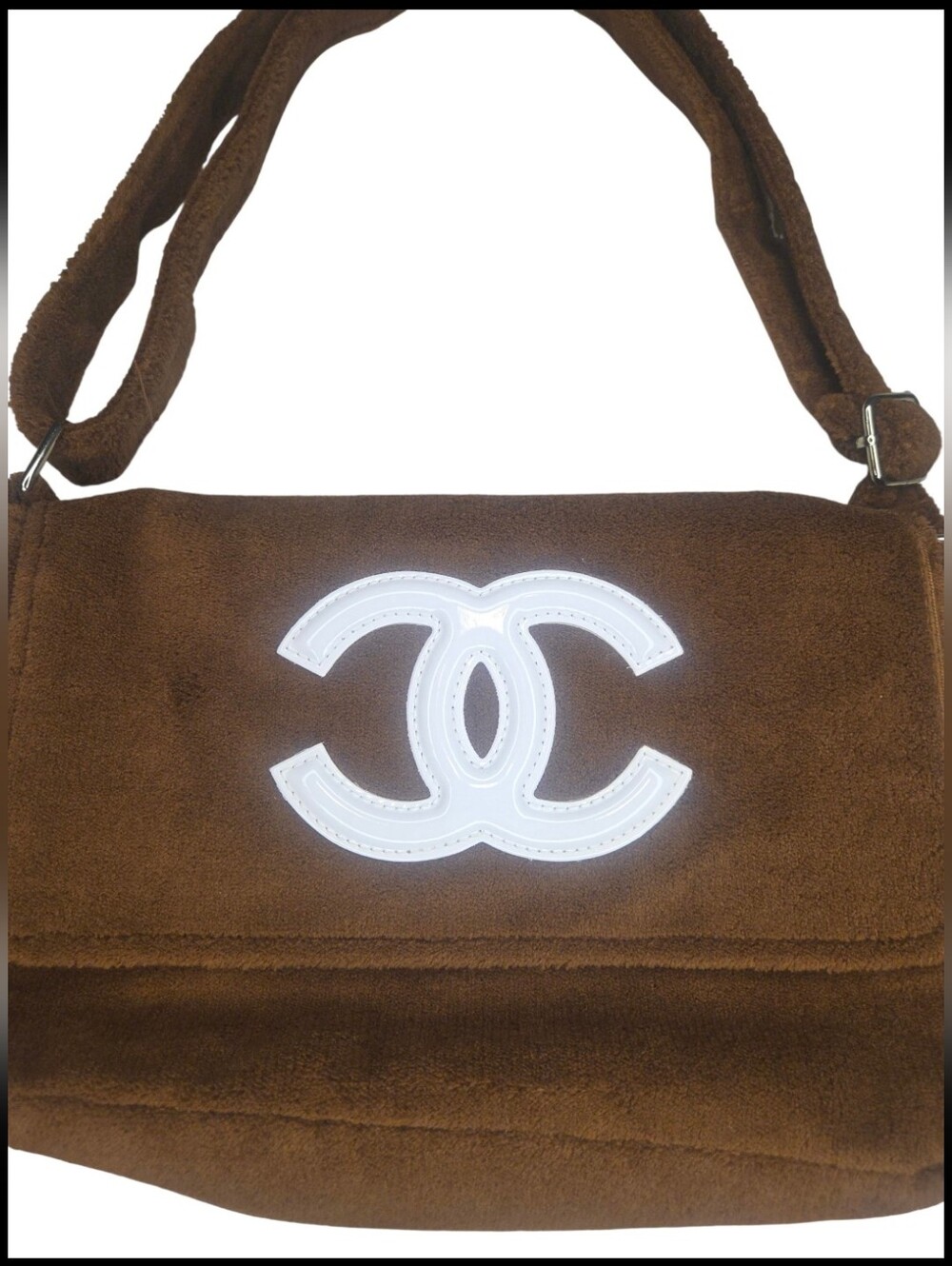 CC Chocolate Brown Precision Shoulder/Crossbody Bag -New - Picture 2 of 6